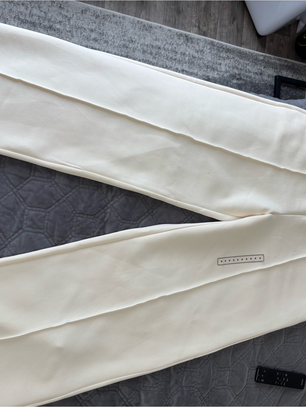 Calia Light Cream Zip-Front Sweatshirt and Pants Set - Picture 3 of 11